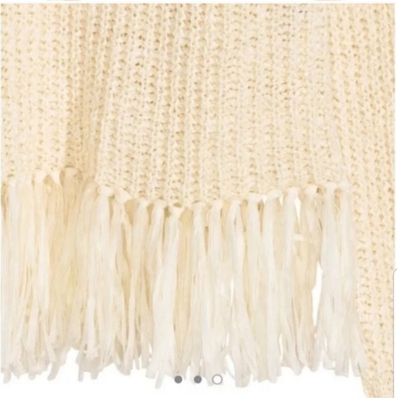 Frindge Cream Tan Frindge Sweater SIZE Small - Picture 2 of 3